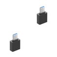 thumbnail image 2 of Methold Adaptador tipo c a USB Teléfono móvil Mini convertidor tipo c Transmisión de datos rápida Adaptador OTG 1 / 10pcs Negro PC 1 2Conjunto, 2 of 6