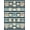 Navy Blue Seafoam, Pattern 4, variant on ODIKA 8'x10' Washable Area Rug Non-Shedding, Easy Care, Striped Coral Reef Starfish Seashell Border Nautical Motifs Marine Flowing for King Size Bedroom Under Bed, Master Suite