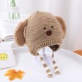 thumbnail image 4 of Gorro de lana para niños de otoño e invierno, gorro cálido con protección para los oídos, bonito y superlindo, 4 of 5