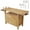Natural, variant on Olurrisa 60in Workbench with 4 Drawers Wooden Workbench for Garage Workshop and Home, with Bar Clamps Set 2 pcs 12 inch x 3inch+ 2pcs 20inchx4-3/4" ,4pcs pack