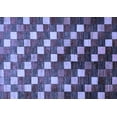 thumbnail image 1 of Ahgly Company Machine Washable Indoor Rectangle Checkered Blue Modern Area Rugs, 7' x 9', 1 of 4