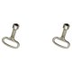 thumbnail image 3 of Scienceny Llave de llave Triangular de aleación de Zinc para válvula de agua del grifo, accesorios de llave para trenes de Metro, armario de Type2 NO2, 3 of 6