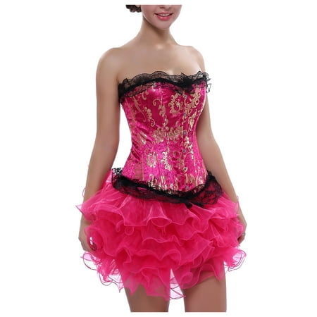 

Women Lace Printed Back Lace Up Tummy Control Underbust Shaper Shapewear Underwear Corsetshapeware women shapeware shapeware body shapeware high waist shapeware wom