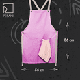 thumbnail image 2 of Mandil Delantal Pesani para Mujer Unitalla Multiusos rosa Unitalla, 2 of 5