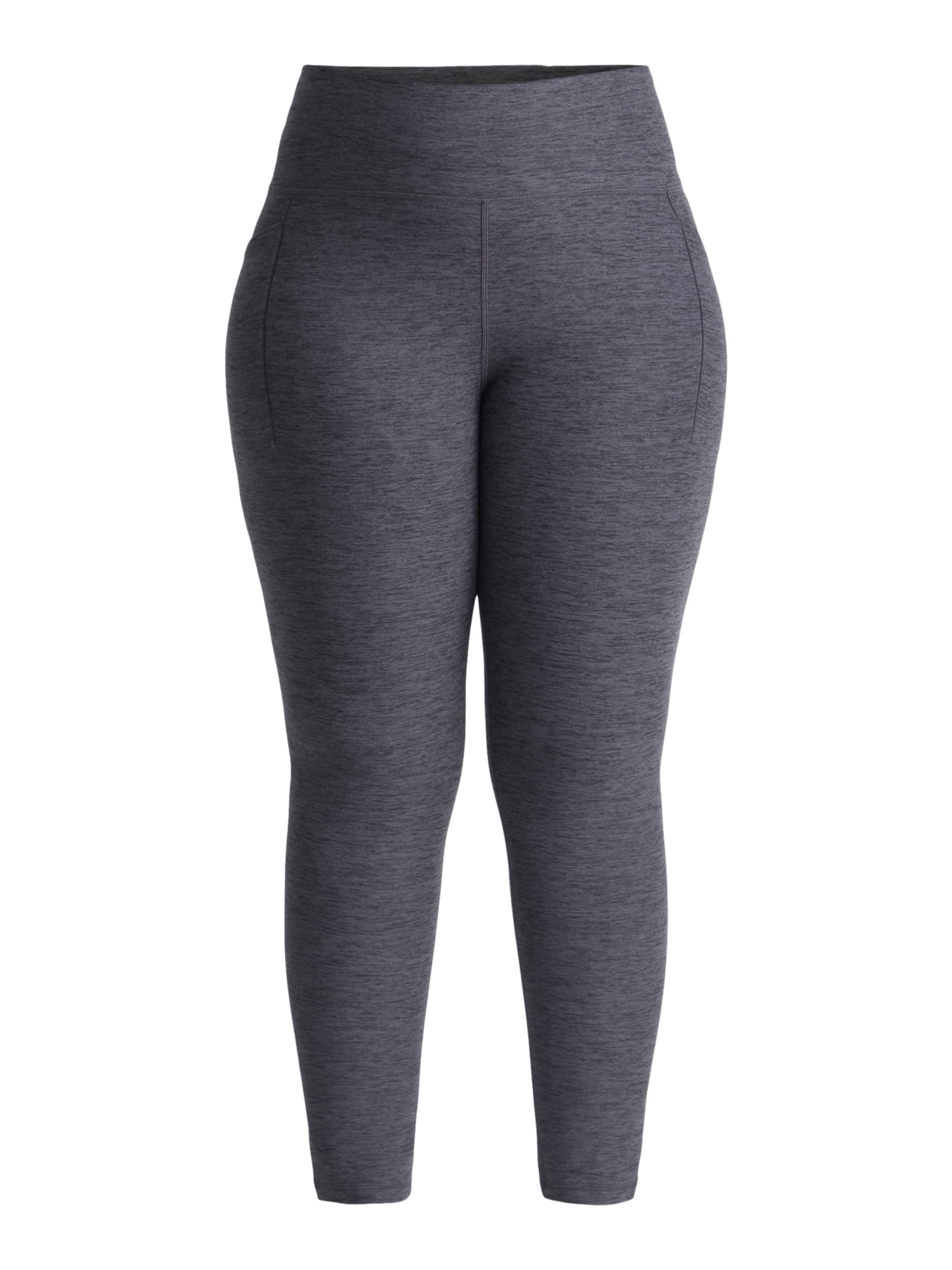 Athletic Works Women's and Women's Plus ButterCore Full Length Leggings with Pockets, Sizes XS-4X