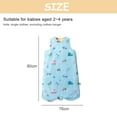 thumbnail image 2 of Baby autumn and winter thickened cotton sleeping bag for children, 2 of 5
