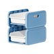 thumbnail image 3 of Caja de almacenamiento debajo del escritorio, organizador de mochila, cesta, , contenedor, caja organizadora para despensa, habitación de niños, Azul 35cm Sin Ruedas, 3 of 9