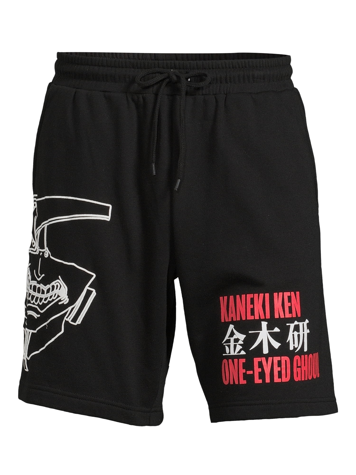 Tokyo Ghoul Men's Graphic Print Jogger Shorts, Sizes S-3XL 