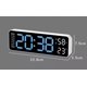 thumbnail image 3 of Reloj de pared digital decorativo, reloj inteligente con control remoto y atenuación automática para restaurantes, tiendas y vestíbulos de hoteles, 3 of 5