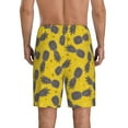 thumbnail image 6 of KLL Summer Pineapple for Men's 1-Pack Shorts,Sleep Pajama Shorts for Men Soft Pj Shorts Men's Pajama Bottoms Sleepwear -3X-Large, 6 of 7