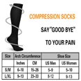thumbnail image 5 of 2 Pairs Medical Sport Copper Compression Socks for Women & Men Circulation 15-28 mmHg is Best Support for Athletic Running Cycling, Nursing, Travel, 5 of 7