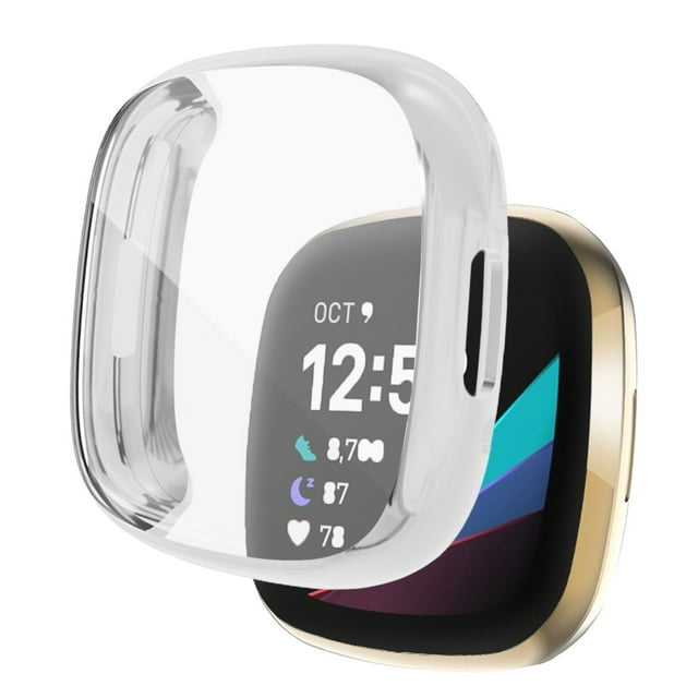 Étui de Protection en Verre Trempé TPU+ - Compatible avec Smartwatch, Couverture Complète et Transparent