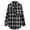 A90 Black, variant on Plus Size Button Down Shirts for Women Collared Button up Plaid Shirts Oversized Long Sleeve Flannel Tops Fashion Dressy Casual Shackets Y2K Work Loose Fit Jackets with Pockets Loungewear