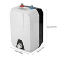 Hot Water System, 8L Shower System Water Boiling Heater Mini Water