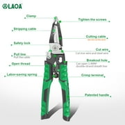LAOA Needle Nose Pliers Wire Stripper Electrician Pliers ,9 in 1 Multifunctional Cutting Pliers