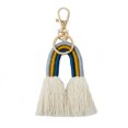 thumbnail image 1 of Llavero de Arcoíris Tejido Qarigey Accesorio de Moda Colorido/Gris, 1 of 6