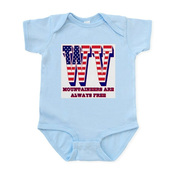 CafePress - West Virginia WV Mountaineers Are Infant Bodysuit - Baby Light Bodysuit, Size Newborn - 24 Months