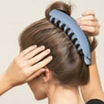 thumbnail image 4 of Elegant Black Curved Hair Clip With Teeth For Secure Hold And Versatile Styling For Everyday Wear And Pack of Hair Clips Thick Hair Clip Clips Hair Hair Volume Clip Big Hair Clip for Thick, 4 of 5