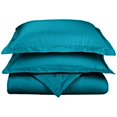 thumbnail image 1 of Housse de Couette Pleine/queen-Teal en Coton Riche de 800 Fils, 1 of 1