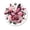FFclock046, variant on ZXCXRQFa Desk Clocks Flower With Leaves Wall Clocks for Living Room Decor,Kitchen Clocks Wall Battery Operated - 10 Inch Round Bathroom Wall Clock Silent Non-Ticking