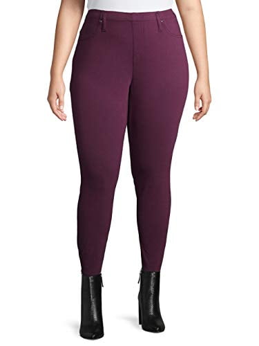 purple jeggings