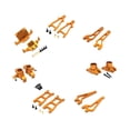 thumbnail image 2 of Kits de actualización de brazo oscilante superior delantero para coche RC 1/20 para Mjx 1/20 20208 JJRC C8811 oro, 2 of 9