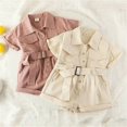 thumbnail image 2 of Mode Bambin Enfants Bébé Filles Vêtements Romper Combinaison Combinaison Combinaison d'Été Ensemble, 2 of 5