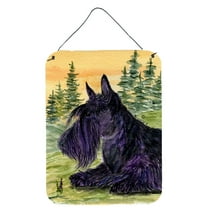 Caroline's Treasures SS8511DS1216 Scottish Terrier Wall or Door Hanging Prints, 12x16, multicolor