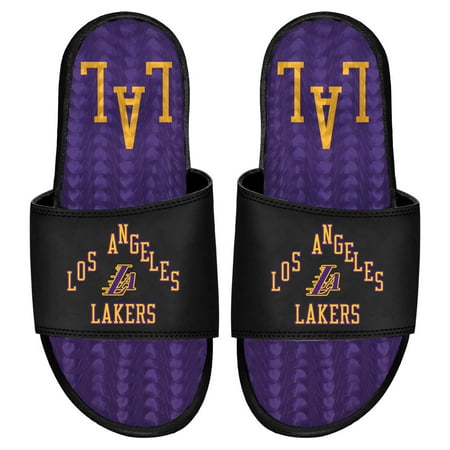 

Men s ISlide Black Los Angeles Lakers 2023/24 City Edition Gel Slide Sandals