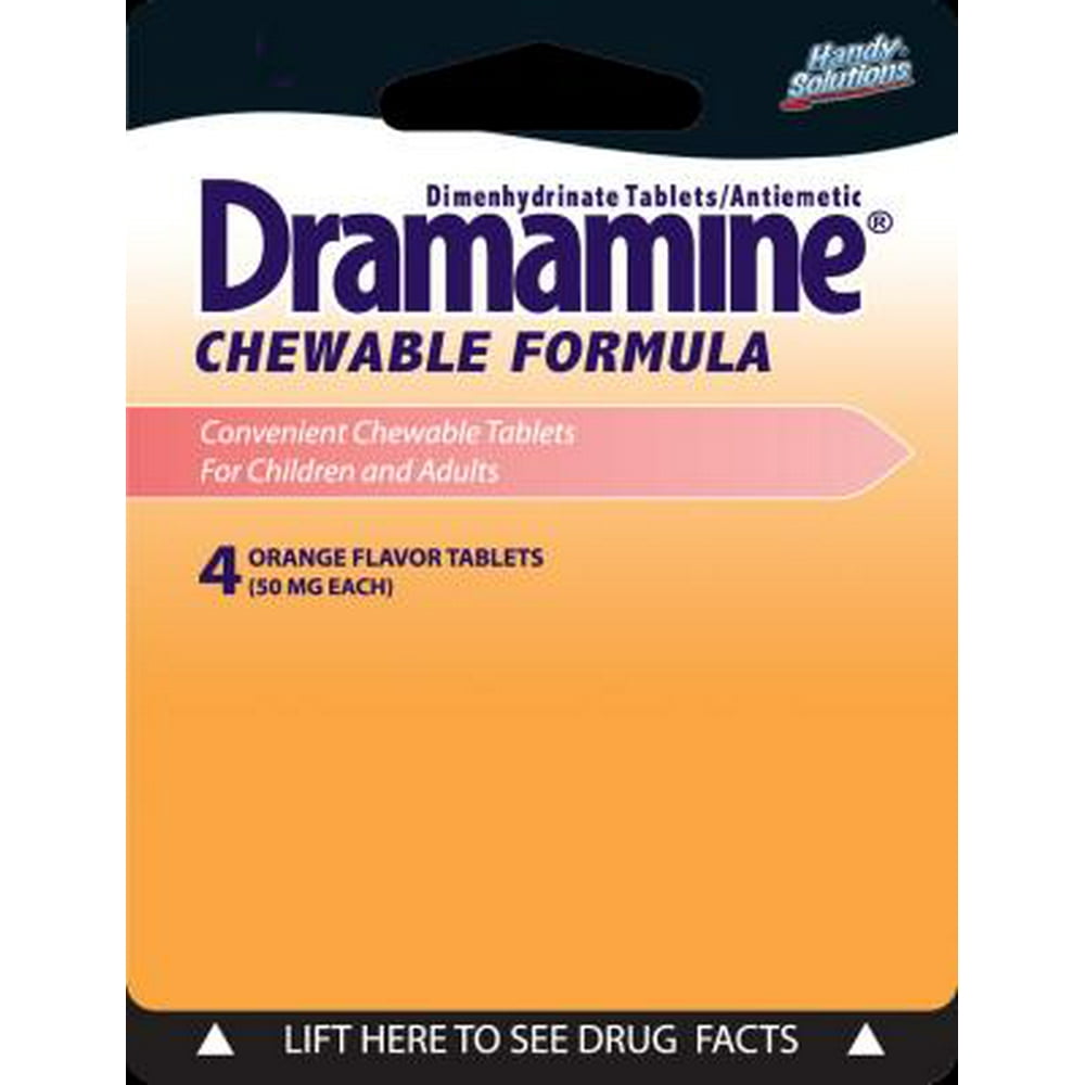 DRAMAMINE 4CT TABLETS