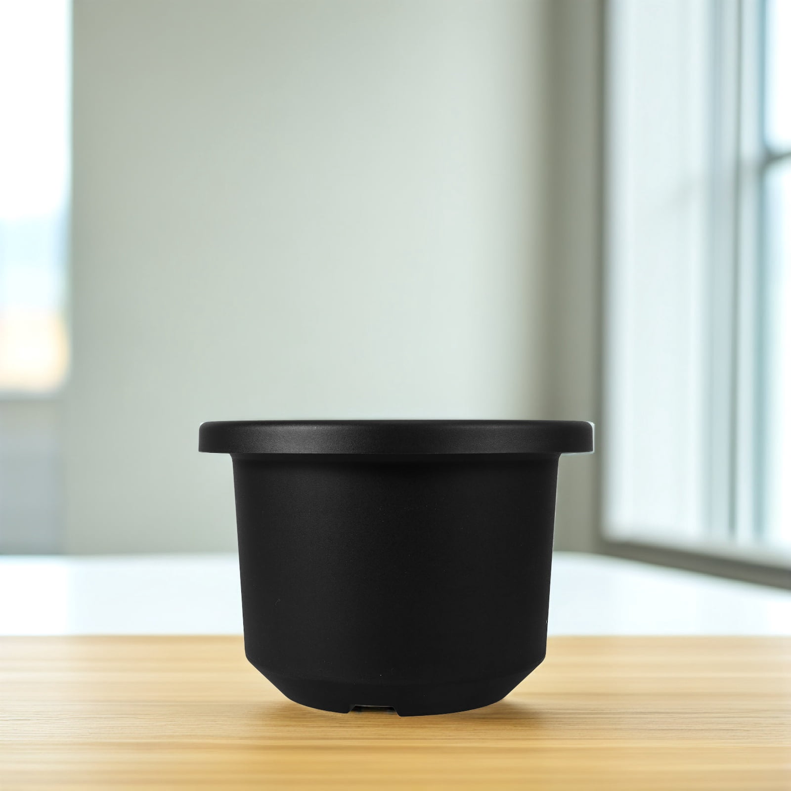 Masteelf Large Black Round Germination Pot for Gardening, Orchid Planter, Indoor and Outdoor Use Plant Pots