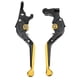thumbnail image 4 of Pair 147mm Motorcycle Folding Short Clutch Brake Lever CNC Aluminum Alloy for MT07 MT09 FZ07, 4 of 9