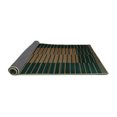 thumbnail image 2 of Ahgly Company Indoor Round Oriental Turquoise Blue Traditional Area Rugs, 3' Round, 2 of 4