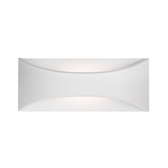 EW3612-WH-Kuzco Lighting-Cabo - 9W LED Outdoor Wall Mount-4.75 Inches Tall and 11.75 Inches Wide-White Finish