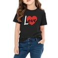 thumbnail image 3 of Plebaso Kids Valentines T-Shirts Cute Heart Graphic Tshirts for Boys Girls Short Sleeve Summer Tee Tops, 3 of 7