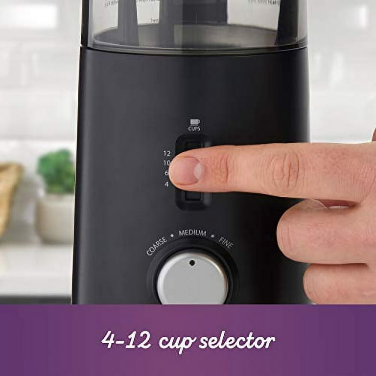 Mr. Coffee 12 Cup Electric Coffee Grinder with Multi Settings