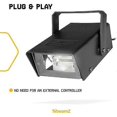thumbnail image 5 of BMS50 Mini Strobe 25W Ceiling/Wall Mount Flash Light Set with Clamp, Adjustable Flash Rate, Perfect for Birthday Parties, 5 of 5