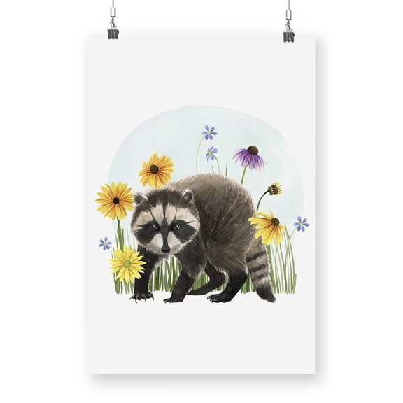 Wild Woodland. Iv Poster - Grace Popp Designs,