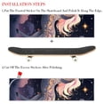 thumbnail image 2 of Unicorn Emery Surface Skateboard Stickers Pack of Two | PVC Backing | 8.8x32.6in/22.4x83 cm | Skateboard Accessories, 2 of 5