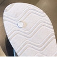 thumbnail image 6 of BRICH Flip Flops for Women Men Printed Holiday Casual Thong Sandals Lightweight Anti- Beach Rubber Shower Shoes Summer Comfortable Slippers White 8.5, 6 of 9