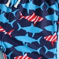 thumbnail image 7 of IFNWSV Boys Summer Shorts Print Drawstring Elastic Waist Quick Dry Nylon Beach Swim Pants Multicolor 3 Years, 7 of 7