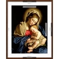 thumbnail image 5 of Art.com Madonna and Child Giclee Print by Giovanni Battista Salvi da Sassoferrato, Brown Frame Wall Art, 23" x 29", 5 of 5