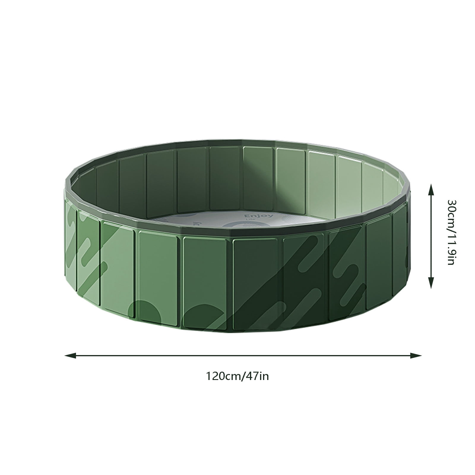 Foldable Dog Pool Portable Above Ground Pet Swimming Bathing Tub for Indoor Outdoor Use with Dogs