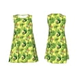 thumbnail image 7 of Logiee Kiwi and Avocado Print Summer Dresses for Women,Beach Sleeveless Flowy Pocket Tshirt Tank Sundresses,Women's Sleeveless Dress, 7 of 7