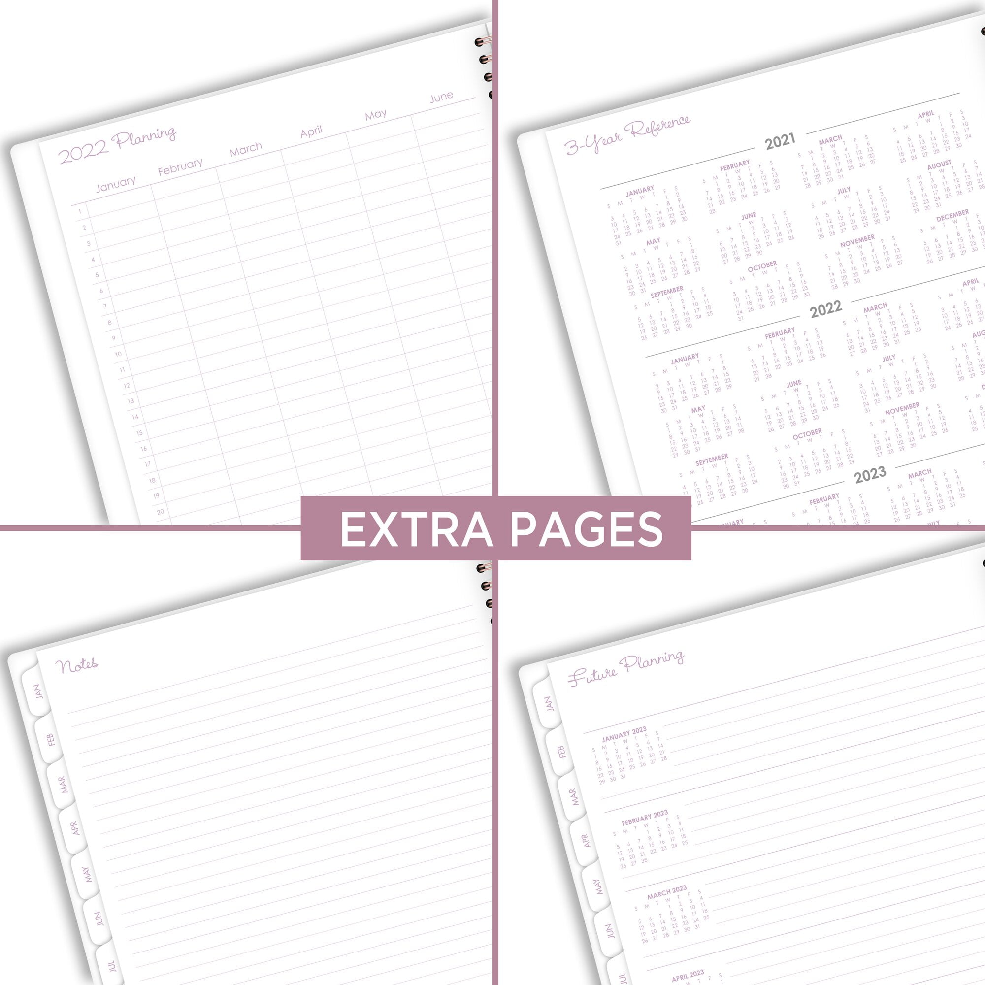 Cambridge Mina Weekly Monthly Planner, 8 1/2" x 11", January 2022 to December 2022 - 1134-905-22