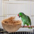 thumbnail image 2 of OULII Coconuts Shell Bird House Brown Hanging Nest for Outdoor Birds and Parakeet Breeding, 2 of 4