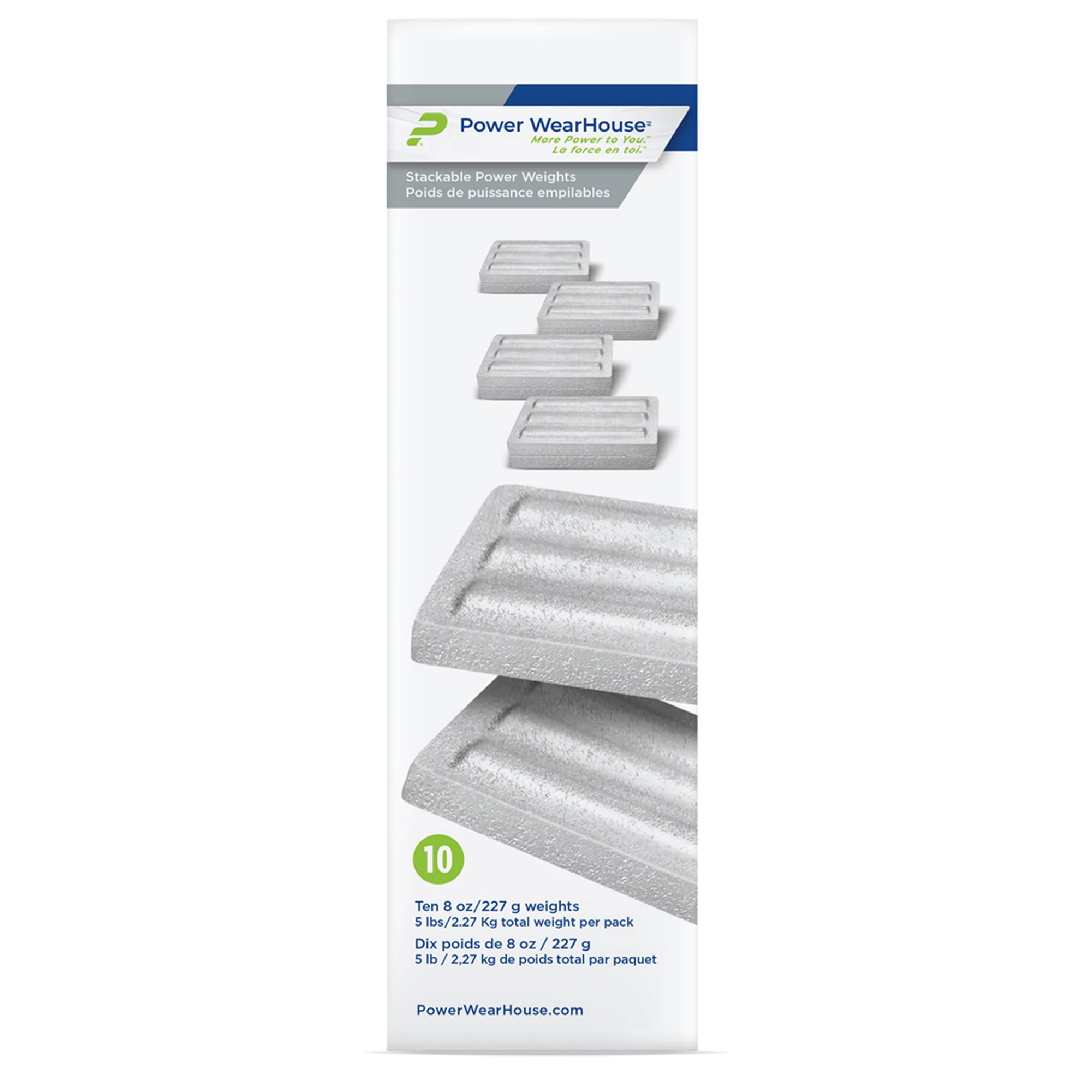 Power Wearhouse Stackable Power Weights, includes 5lbs: Includes New! Cooling Technology