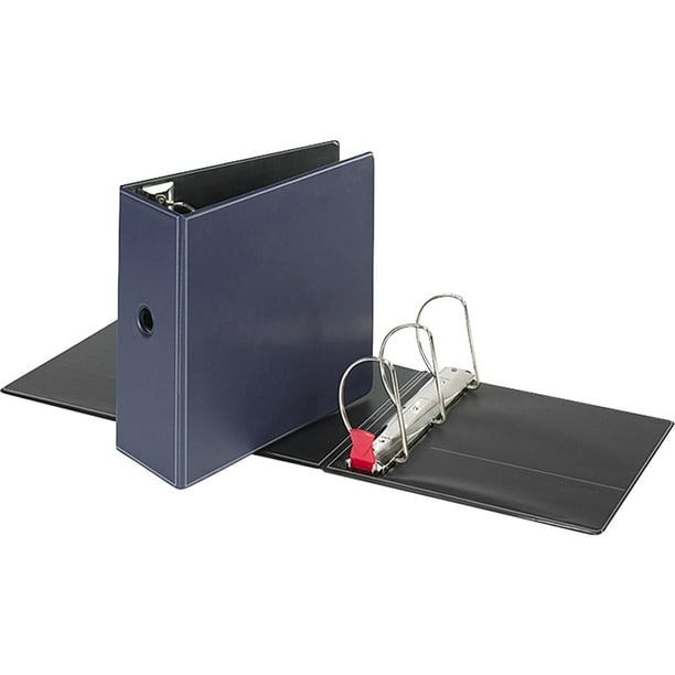 Cardinal Easy Open Locking SlantD Ring Binder, 5", Navy