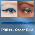 thumbnail image 2 of Palladio Retractable Waterproof Eyeliner, Richly Pigmented Color and Creamy, Slip Twist Up Pencil Eye Liner, Smudge Proof Long Lasting Application, All Day Wear, No Sharpener Required, Ocean Blue, 2 of 7