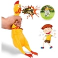 thumbnail image 5 of Pollo de goma/pollo para apretar, juguete novedoso de broma JAMW Sencillez, 5 of 5